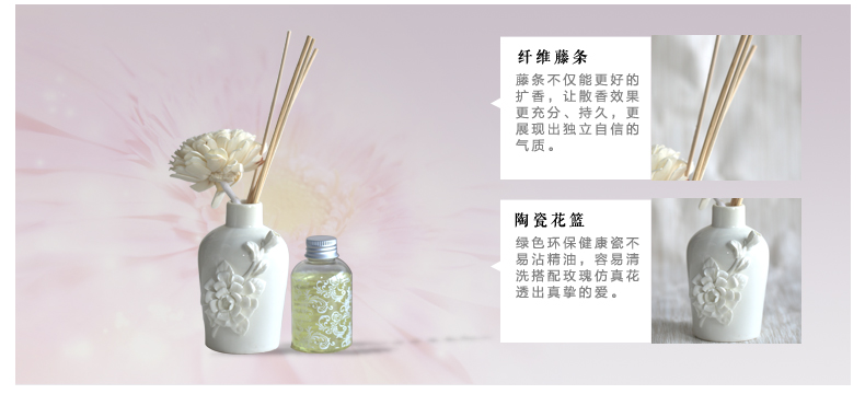 
                                        香氛空间 无火香薰套装 室内香薰精油 无烟香薰瓶 养生器械 套装 茉莉                