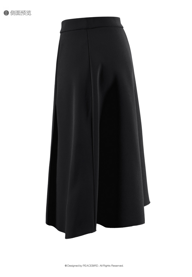 太平鸟女装2015冬装新品A型长裙A1GF44219 红色 M