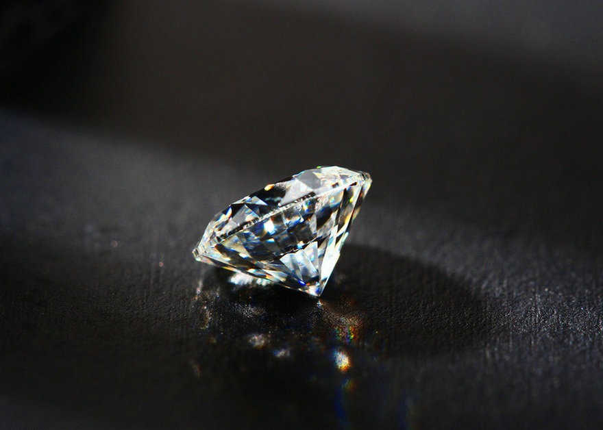 圆钻钻石裸钻 0.60ct e色 si1净度 福凌珠宝