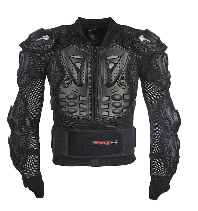 scoyco赛羽摩托车骑士越野护甲防摔衣赛车服骑行护具护甲am02 黑色