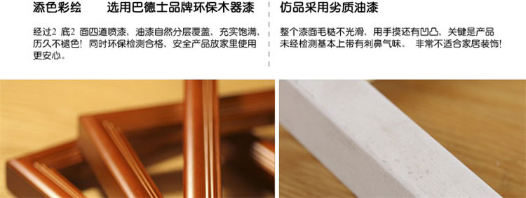 实木照片墙 欧式客厅相片墙现代简约餐厅相框墙欧式卧室创意相框组合TS14C 钟表+2个置物架+黑白框组合