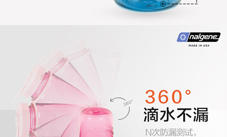 
                                                            
                                                            美国乐基因nalgene进口儿童饮水杯安全 冬天学生女掌心暖手塑料杯子 便携防漏时尚随手杯耐高温 【300ml】粉色透明2178-7012                