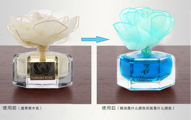
                                                            仿真玫瑰花无火香薰精油60ml摆件室内香水卧室持久留香淡香空气清新剂家用厕所除臭熏香 玫瑰/红色                