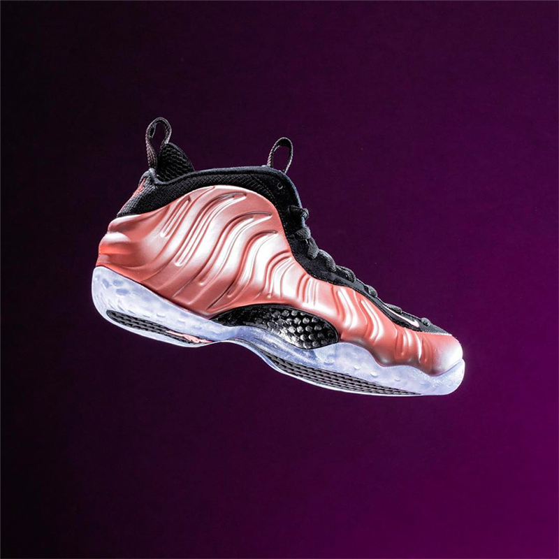 nike耐克新款男鞋airfoamposite喷泡玫瑰金尼克斯篮球鞋