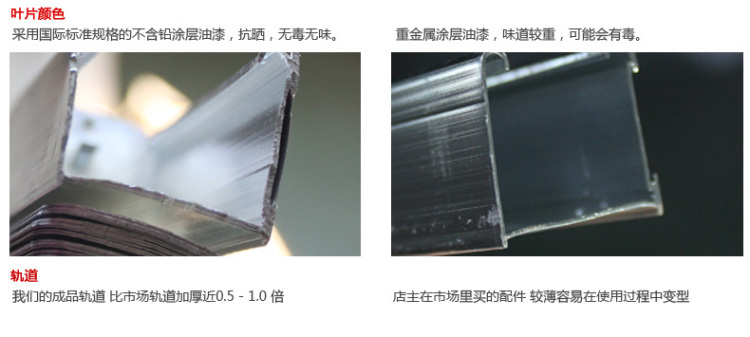 
                                                                                欧雅派 百叶窗帘 铝合金:百叶帘/折帘/垂直帘遮光简易防水遮阳办公室卧室卫生间客厅居家 KML-50-1001白色 线棒合一线通加密(每平米)                