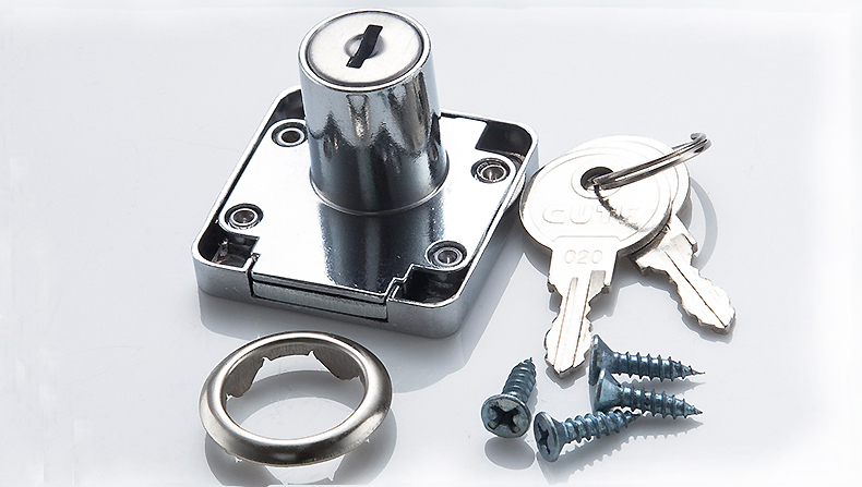 gute固特合金平头抽屉锁a138a13822