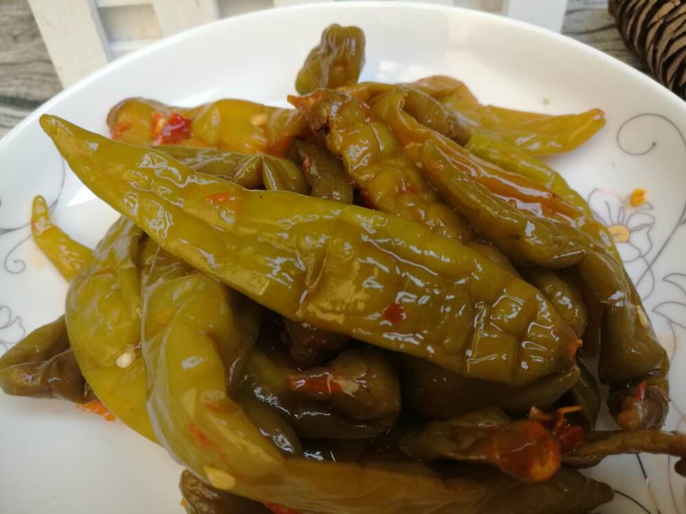 橙伯乐湖北袋装即食腌制辣椒尖椒腌青椒腌菜椒麻辣菜小菜超辣下饭菜开