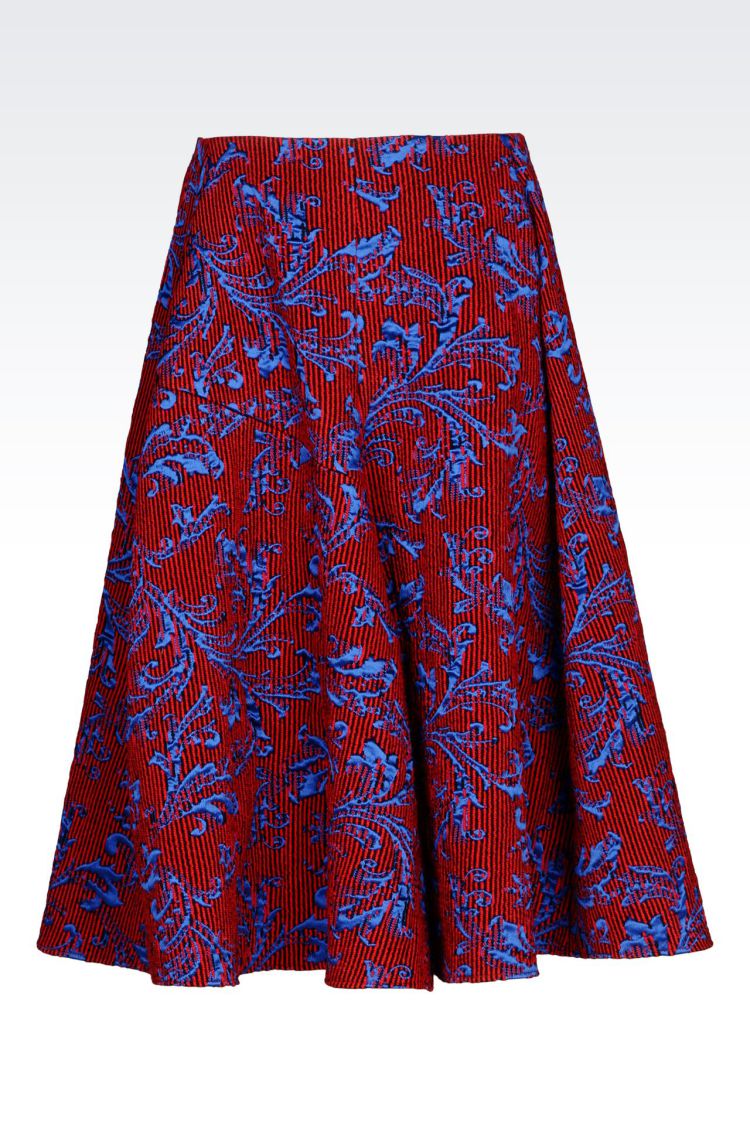 阿玛尼(emporio armani) 女士半身裙 双色 艳丽 提花 35252482tj