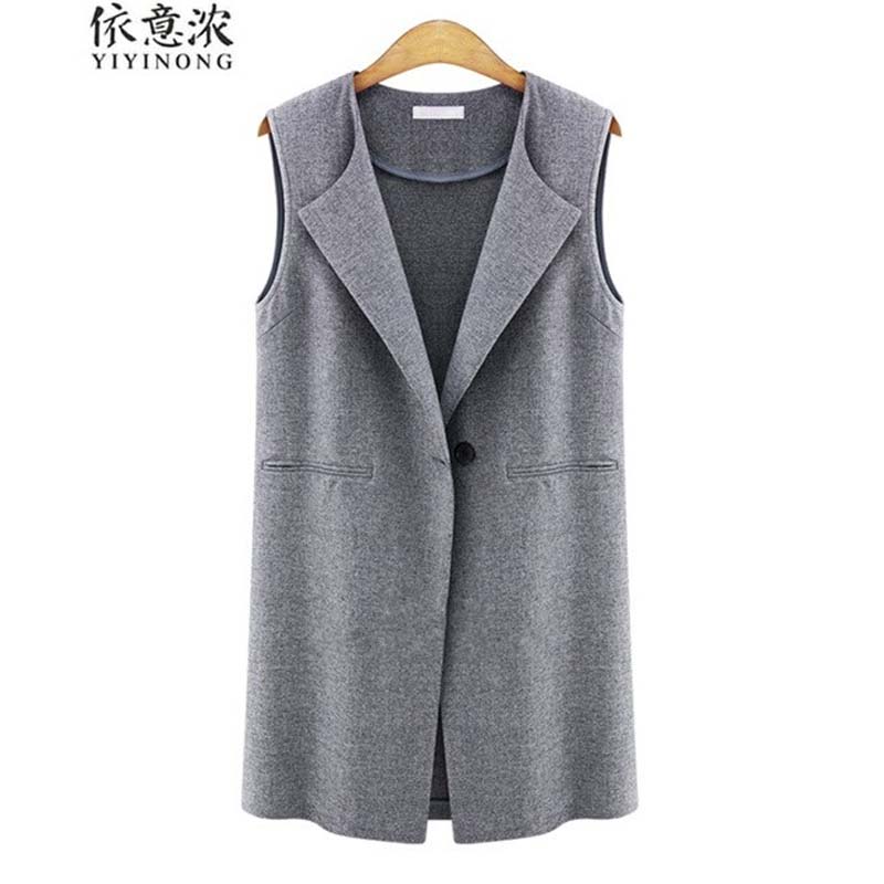依意浓 8691#秋装新品街头时尚一粒扣女款马甲/马夹 黑 均