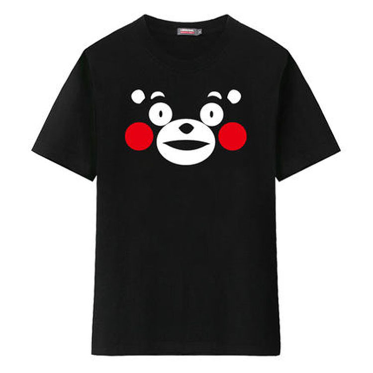 茉蒂菲莉 熊本熊吉祥物t恤 萌熊 短袖t恤圆领搞笑恶搞 m