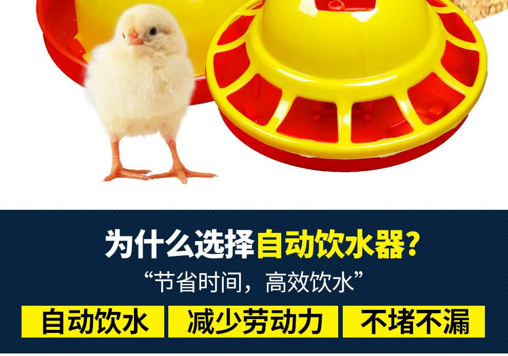 耐尔尼 雏鸡饮水器 鸡用自动饮水壶 育雏饮水器 鸡自动饮水器 有网格