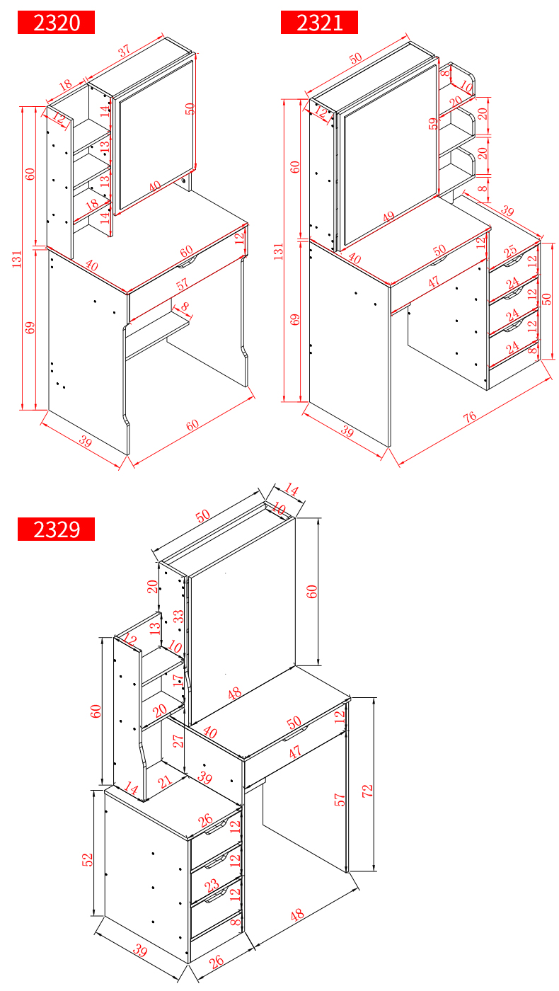 乐巴士梳妆台北欧风卧室化妆台储物小户型宿舍女生b款可伸缩暖白黄色