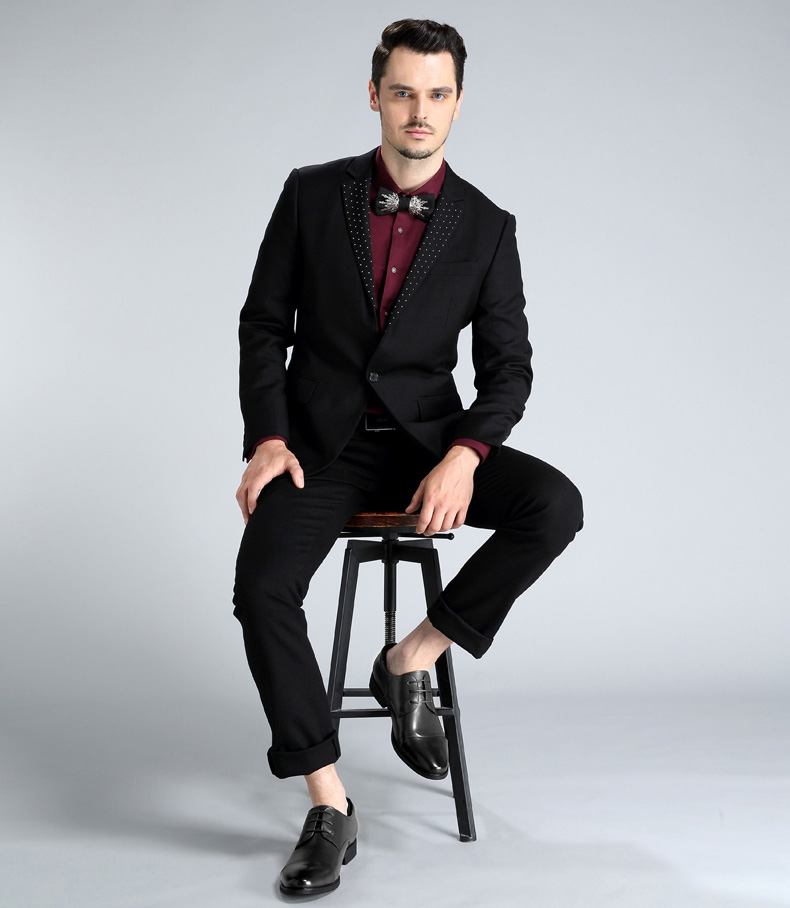 奥康aokang男鞋正装皮鞋男士商务休闲圆头系带低帮鞋子黑色加绒