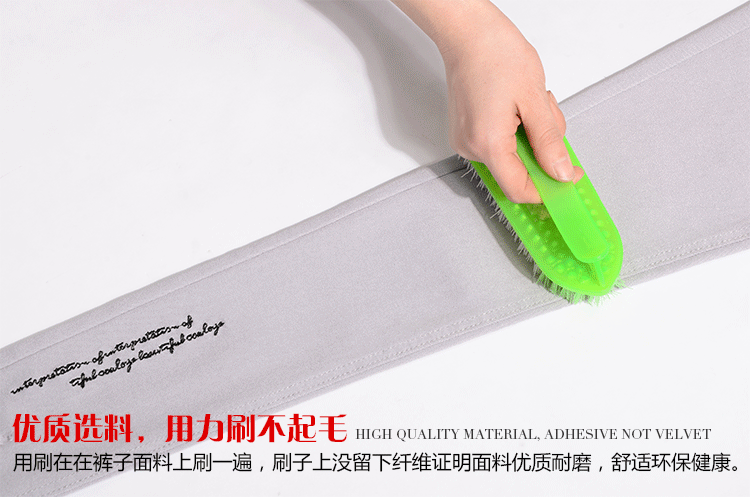 颐娜春季新款破洞牛仔裤女修身百搭小脚打底裤Y8045 灰色   L