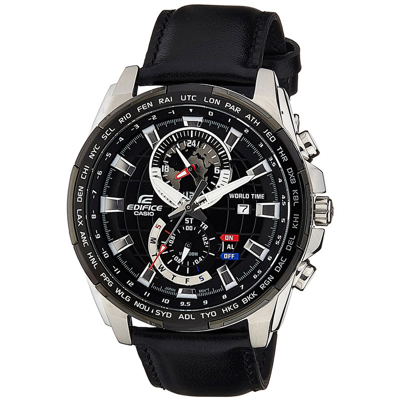 卡西欧(casio)男表 卡西欧赛车红牛系列计时防水表(efr-550rb-2a)