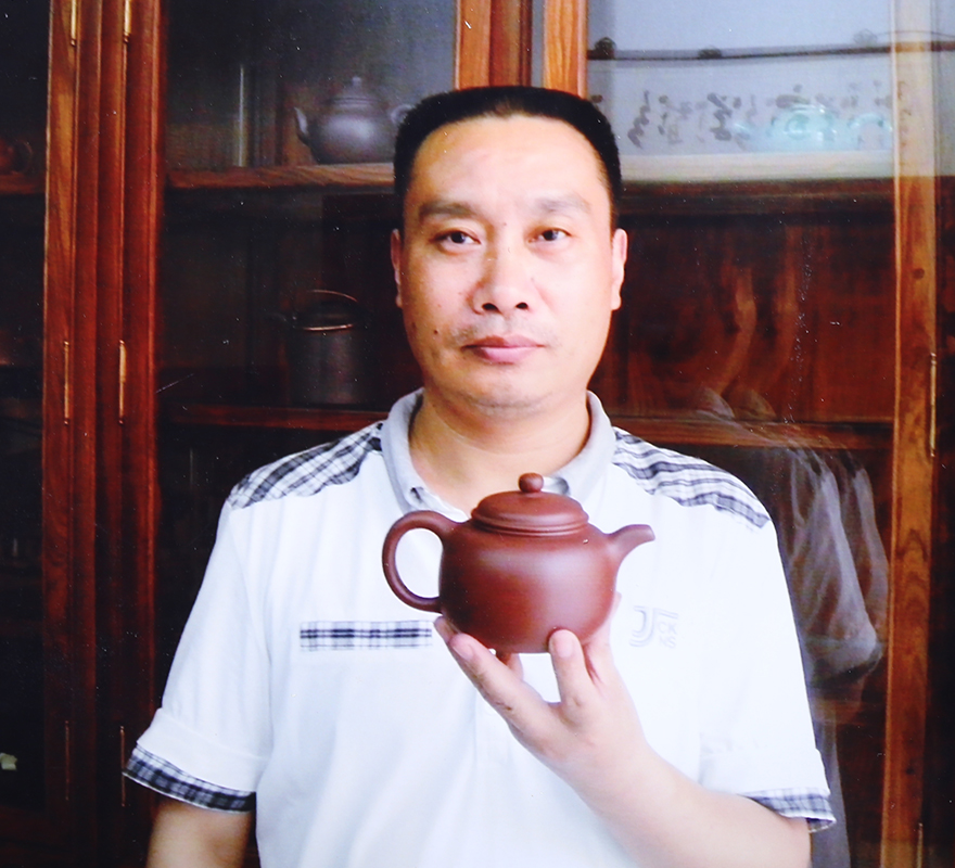 清水泥全手工国家工艺美术师顾洪军匏尊壶400cc