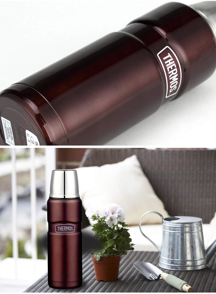 thermos膳魔师保冷保温杯保温瓶480ml高真空不锈钢户外运动旅行子弹头