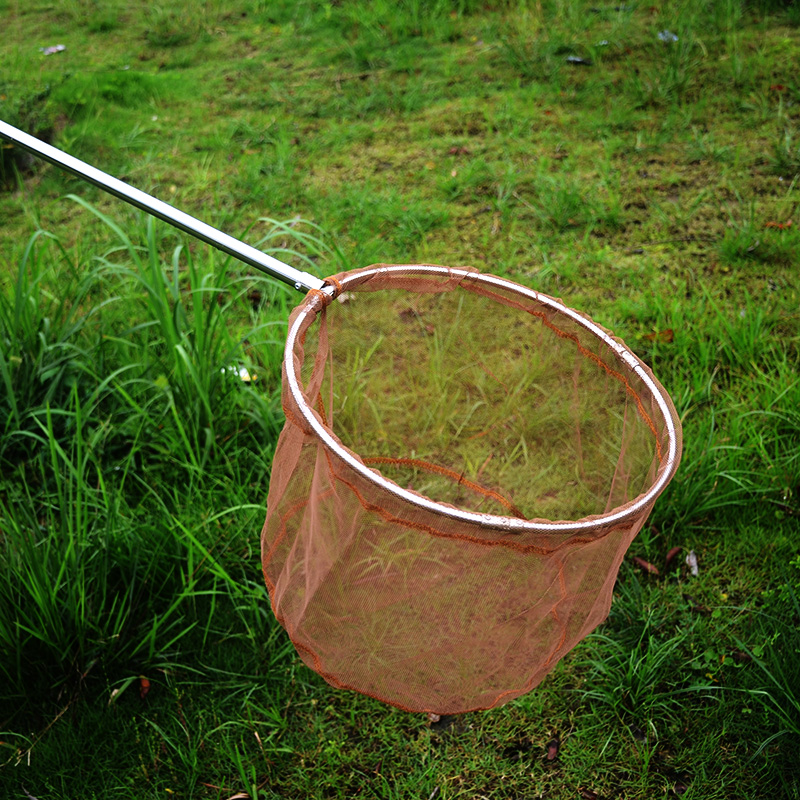 捞鱼网不锈钢伸缩折叠抄网儿童小孩捞鱼网捞蝌蚪捞虾网兜抄网 2.1m