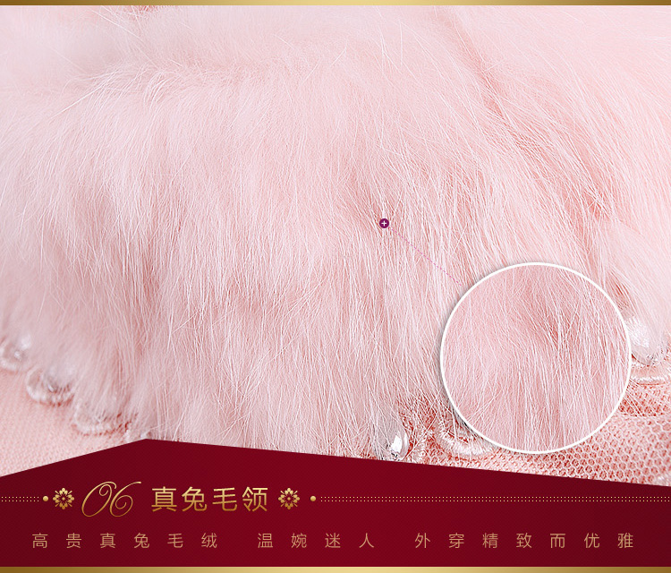 俏伊谷2016春装新款蝴蝶结气质显瘦衬衫女长袖蕾丝上衣打底衫雪纺衬衣 粉色 XL