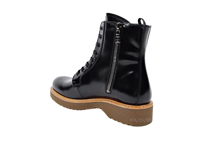 prada 普拉达 女士牛皮马丁靴3t5881.p39 it码 黑色 40