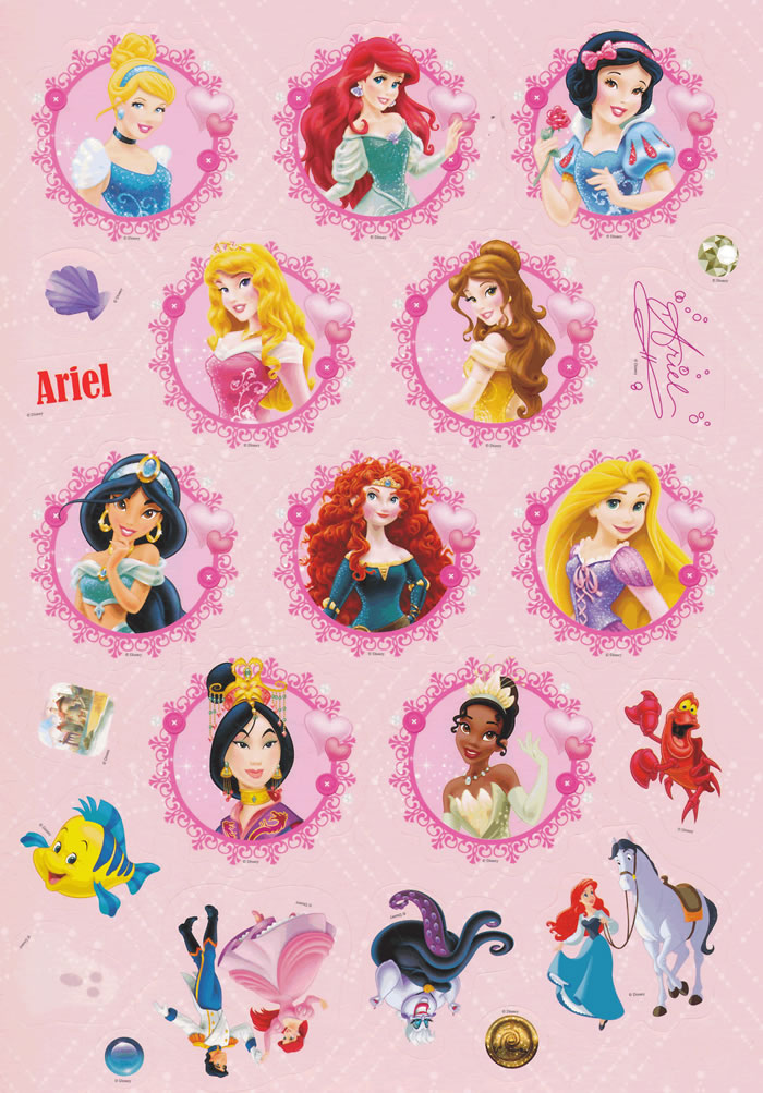 新版女孩子必备的1000个公主贴纸全收藏——我的秘密宝藏