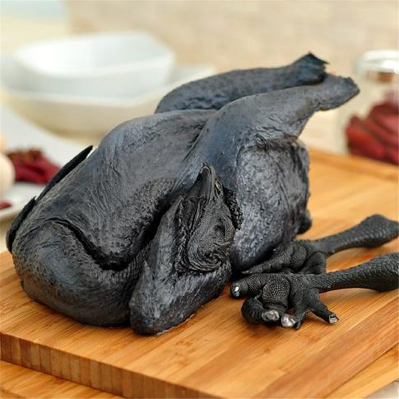 乌鸡肉 乌骨鸡 乌鸡 乌肉鸡 1100g左右 现杀活体 顺丰保鲜运输 2只装
