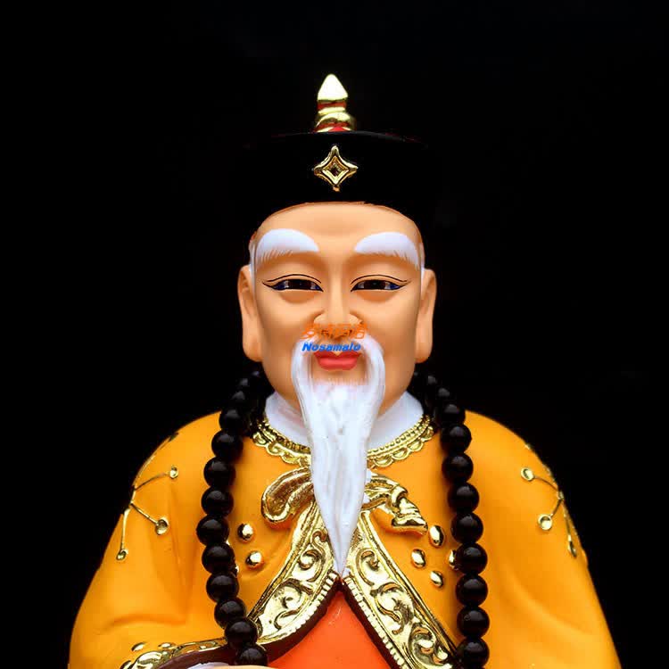 彩绘胡三太爷胡三太奶像 胡三太爷太奶神像东北保家仙狐 树脂佛像 12