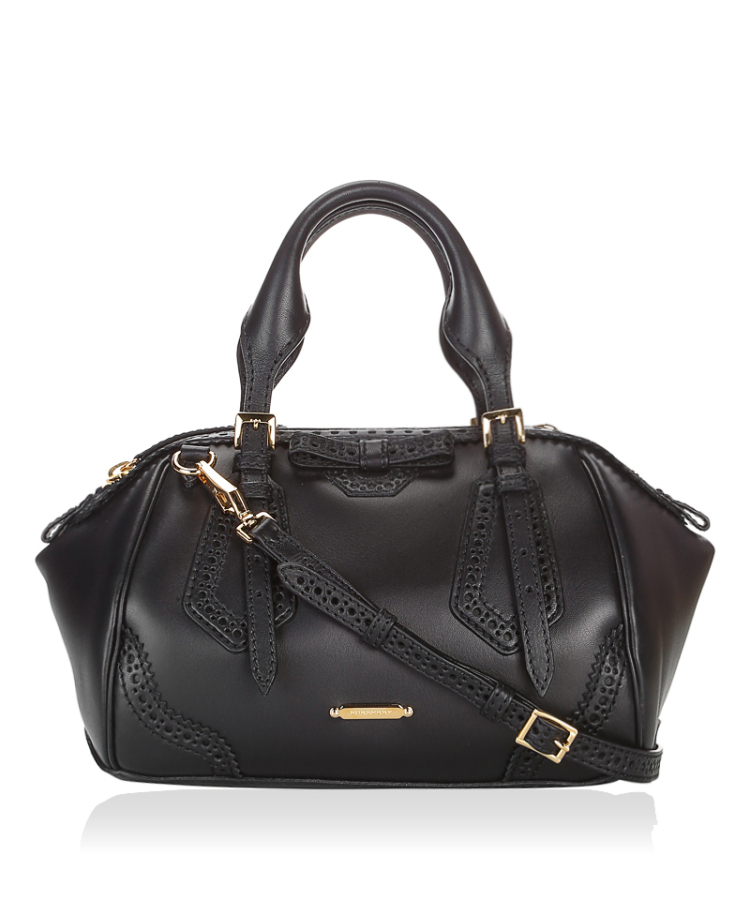 巴宝莉 博柏利 burberry 羔羊皮 女士 两用包