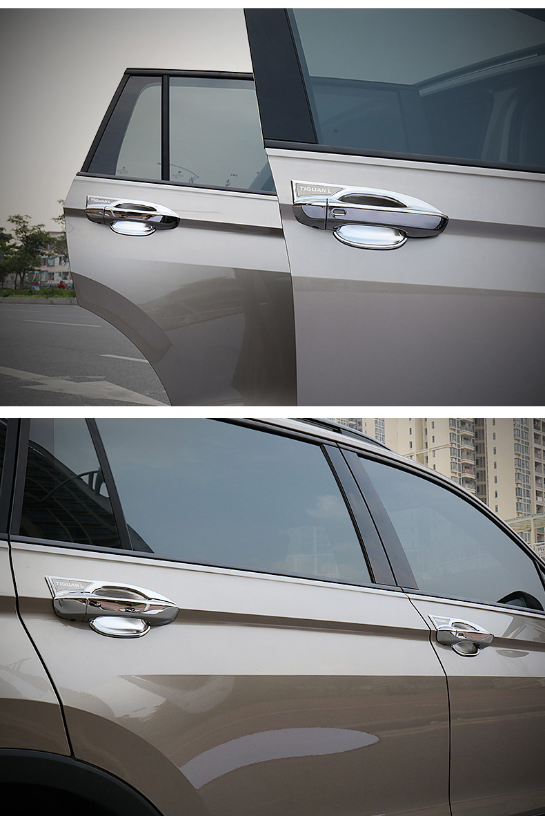 车行界 17-18款大众途观l汽车专用门碗拉手盖车身亮条保护贴门把手门