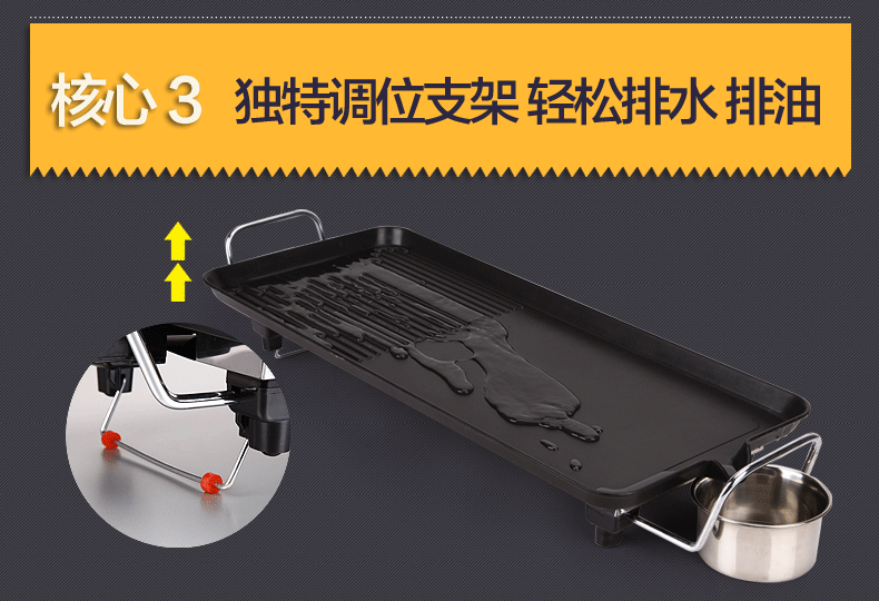 
                                        家用电烧烤炉 烧烤盘 韩式烤肉机铁板烧无烟不粘烤肉锅 旗舰款 单个烧烤机                