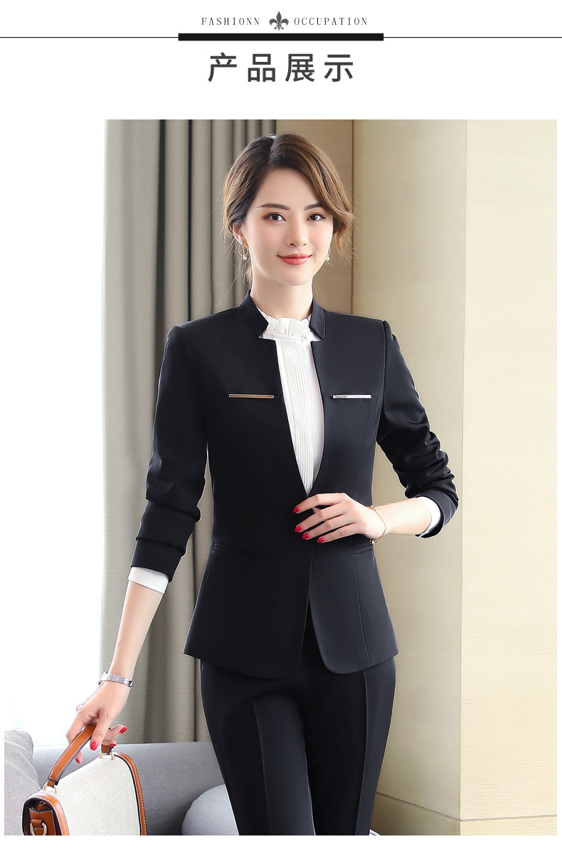 修身正装女西服白领ol面试小西装女外套酒店经理保险销售文员女士工装