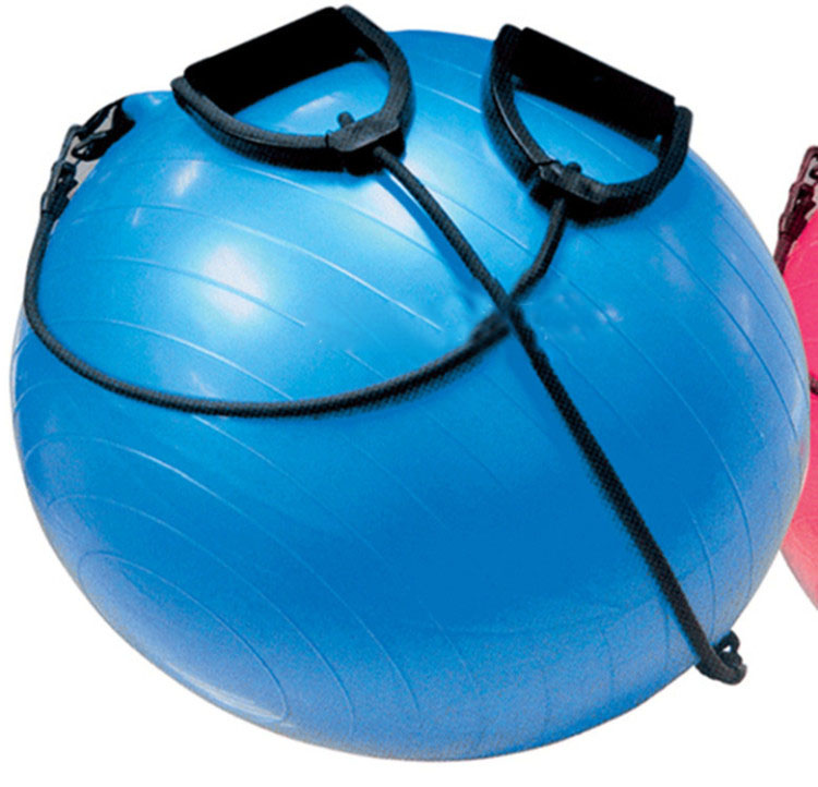 潮流瑜伽球带拉绳瑜伽球健身球瑜伽用品时尚休闲瑜伽练功球舒适瑜伽