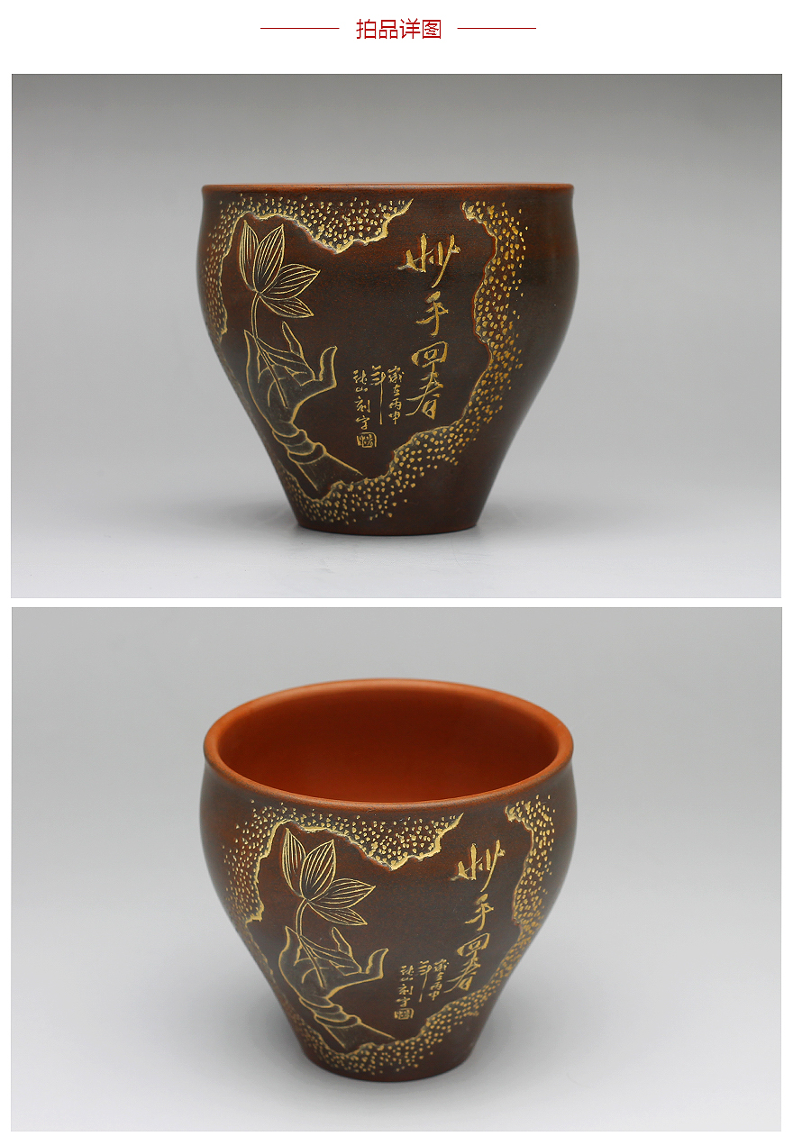 国高工 广西省工艺美术大师 坭兴陶实力陶艺人 吴莹 雕刻妙手回春马蹄