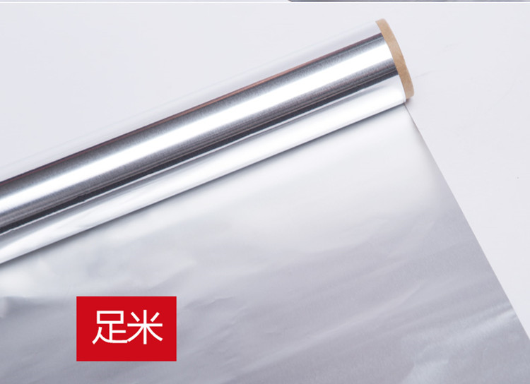 锡纸50米锡纸筒装铝箔纸卷613615烘焙烧烤锡箔烹饪纸厨房家用一次性