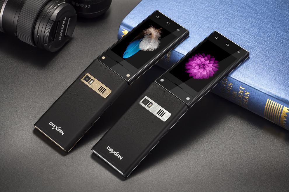 大显w2015 移动/联通2g 翻盖老人手机 双卡双待 睿智黑