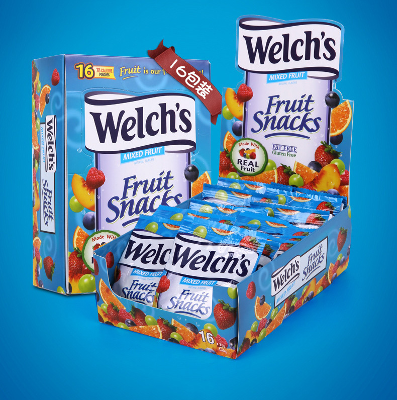 韦尔奇美国进口welchx27s混合水果果味软糖休闲零食糖果年货混合果味