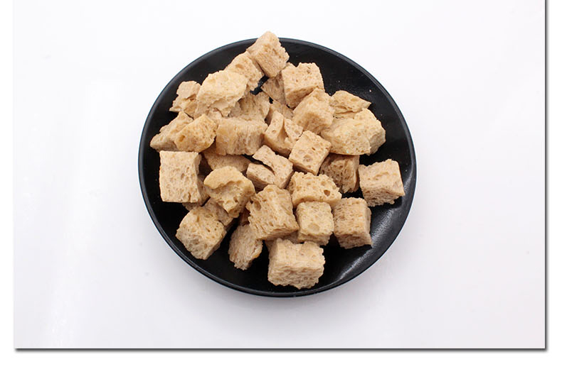 河南烤麸丁面筋丁凉拌菜素食烤麸脱水面筋干货火锅食材1kg