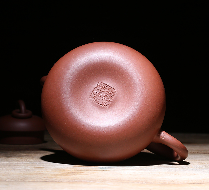 紫砂陶瓷 紫砂 清水泥 全手工 国家工艺美术师 范菊华 葫芦 350c.