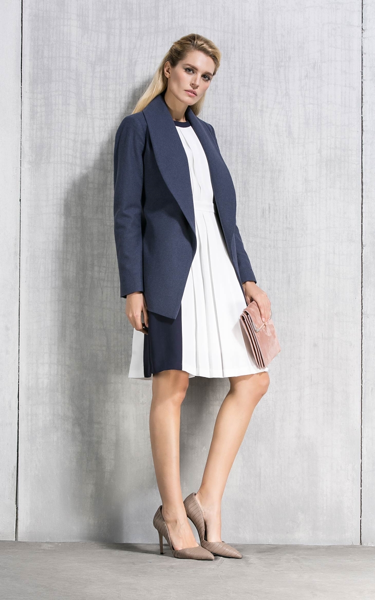 女装 毛呢大衣 思莱德(selected) 思莱德selected精细高含量羊毛系带