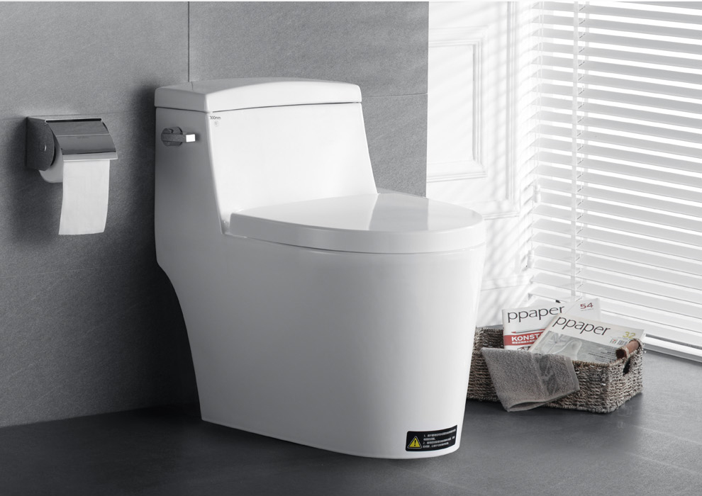 上司卫浴自洁釉马桶卫生间缓降静音坐便器 806020-300坑距送货到楼下