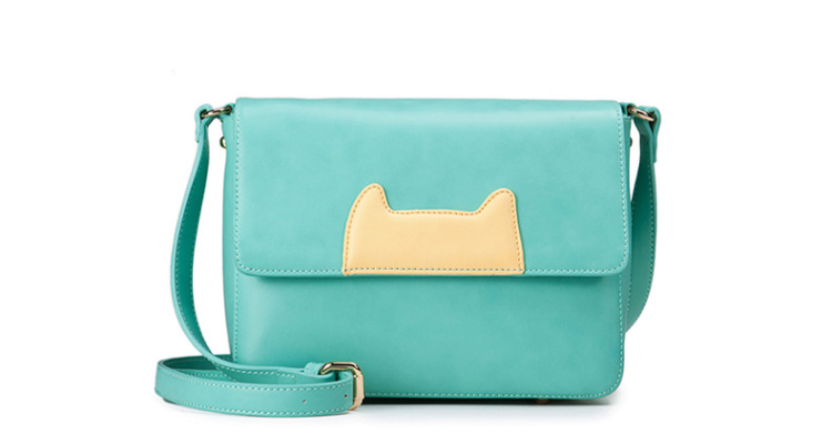 麦包包 麦包包[m plus]童趣萌宠系列单肩斜挎包 浅绿色