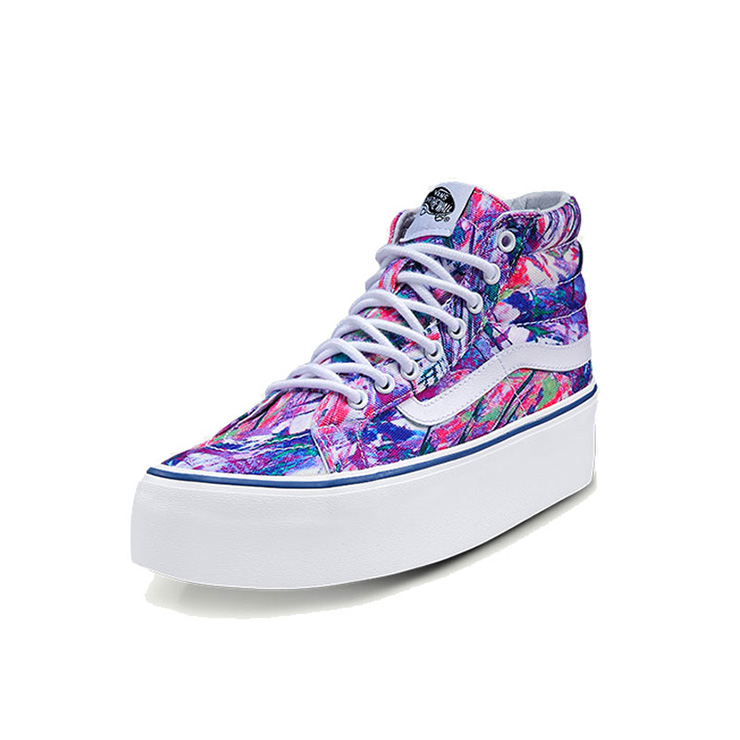 万斯vans女鞋高帮滑板鞋休闲鞋 vn-0rrffia vn-0rrffia 36