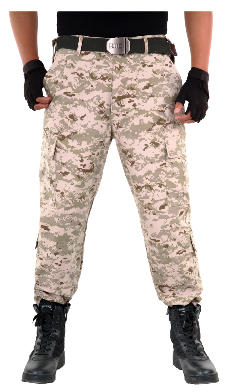户外军迷用品美军特战作训裤黑色特勤裤 特种兵野战迷彩裤战术长裤 多