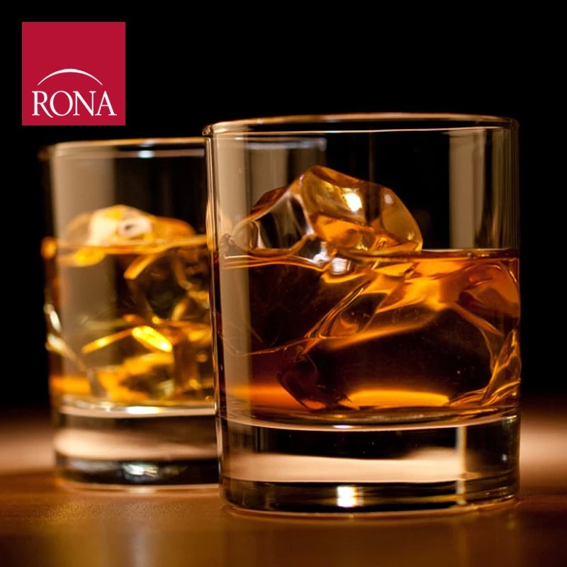 捷克进口rona水晶玻璃水杯茶杯果汁杯洋酒杯威士忌酒杯烈酒杯套装rona