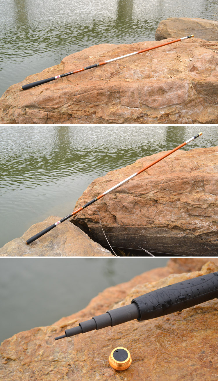 光威鱼竿 捍太郎碳素钓鱼竿超硬超轻台钓竿长节手竿钓杆户外垂钓用品