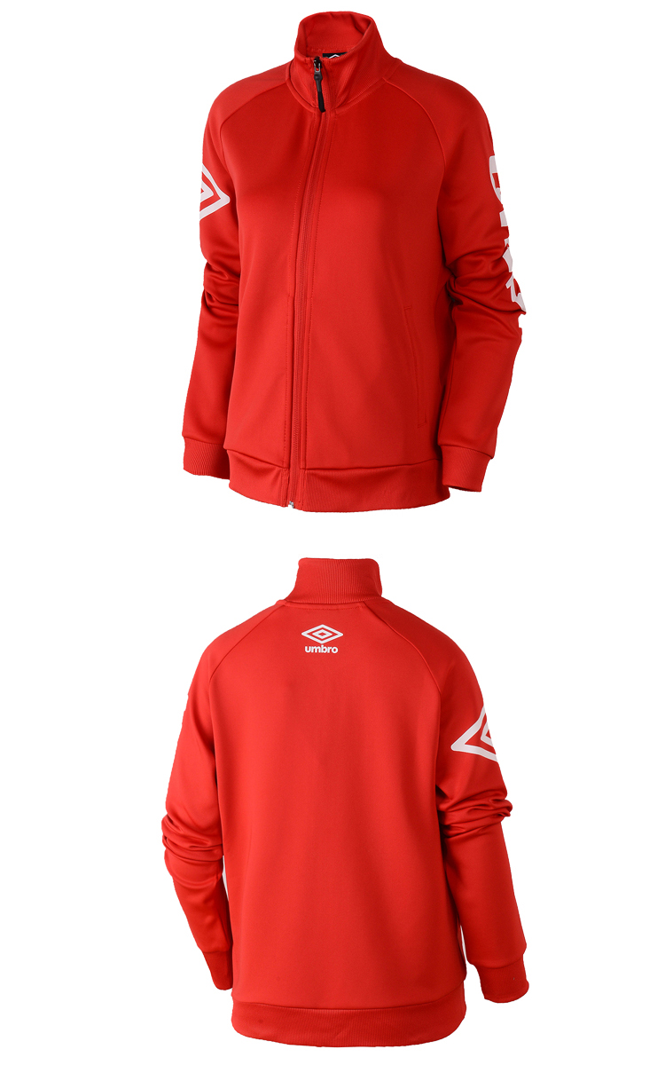 umbro茵宝女装春秋长袖立领黑白休闲时尚女子运动开衫卫衣潮 uo173ap