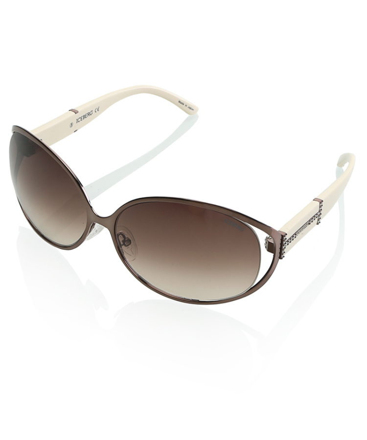 冰山iceberg女士 太阳眼镜铜色合金ic630 c2