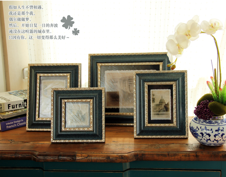 光影艺轩 欧式洛可可 奢华实木雕花玫瑰相框 像框 画框照片墙婚庆
