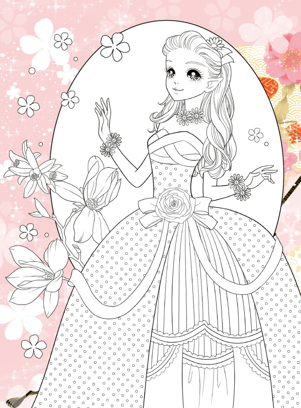 本套图书分为四个主题,分别是精灵公主,梦幻公主,炫彩公主,甜心公主.