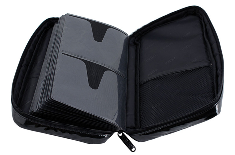 bubm 惊艳系列大容量碟包cd包dj碟包pu皮质碟片包cd收纳64片装 玫红